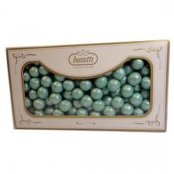 Confetti Buratti nocciole perle azzurre 500 gr 1