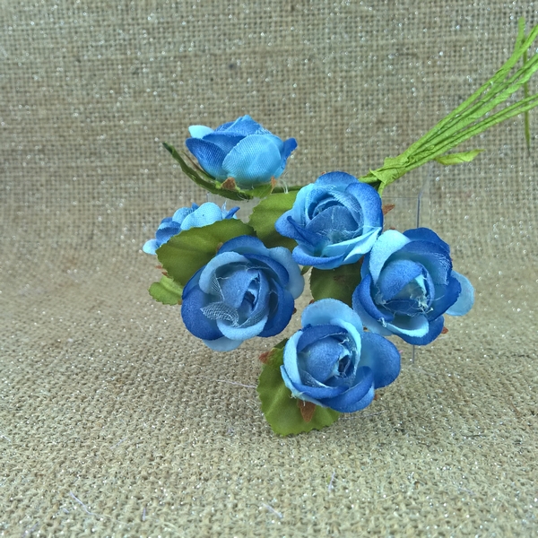 Rosellina blu per bomboniere - Confetti & Bomboniere