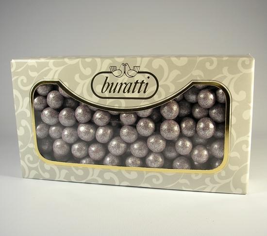 Confetti Buratti nocciole perle lilla 500 gr - Confetti & Bomboniere