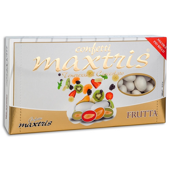 Confetti Maxtris Frutta assortita bianco - Confetti & Bomboniere