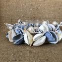 Centrotavola conchiglie azzurre 2