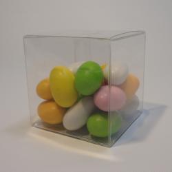 Scatolina portaconfetti Cubo pvc trasparente 1