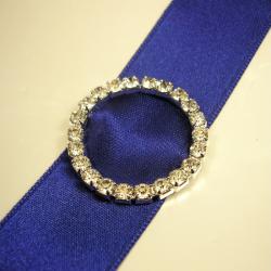 Bomboniera gioiello fibbia strass tonda 2