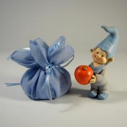 Bomboniera gnometto celeste 2