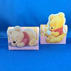 Bomboniera scatolina portaconfetti Disney Winnie the Pooh rosa 1