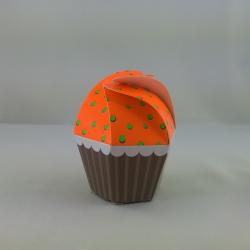 Scatolina Cupcake Arancione 1