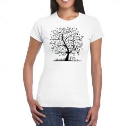 Maglietta Donna Albero della Vita con Gatti 1