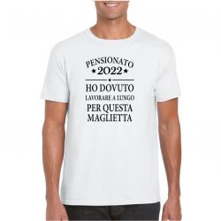 Maglietta Uomo Spiritosa Pensione 2022-A 1