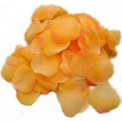 Petali in tessuto Arancioni per matrimonio 1