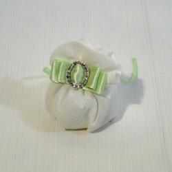 Portaconfetti mini puffo verde con fibbietta 1