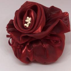 Sacchetti portaconfetti bordeaux 1
