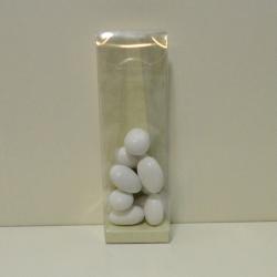 Scatolina portaconfetti Sacchetto in pvc con fondo perla 1