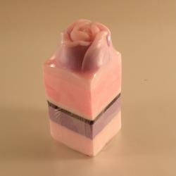 Bomboniera saponetta rosa lilla 2