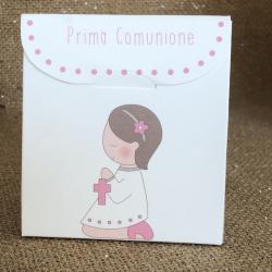 Scatolina portaconfetti Comunione Bimba 1