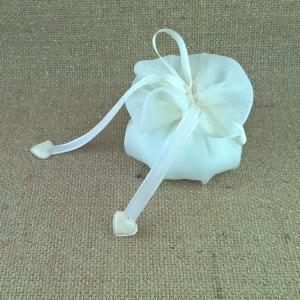 Sacchetto Portaconfetti puff in organza piccolo