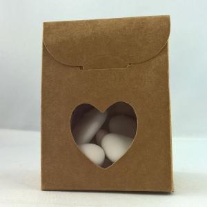 Scatolina avana sacchetto cuore