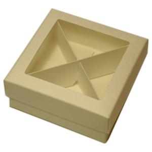 Scatola Degustazione Confetti con finestra pvc bianca