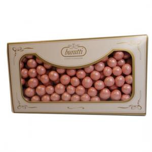 Confetti Buratti nocciole perle rosa 500 gr