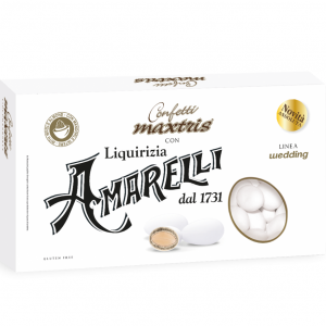 Confetti Maxtris Amarelli cioccolato bianco