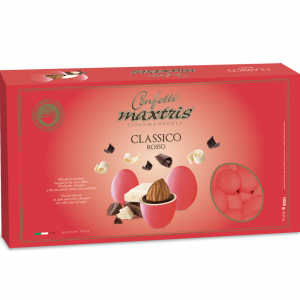 Confetti Maxtris ciocomandorla classico rosso
