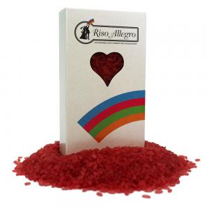 Riso allegro rosso per matrimonio