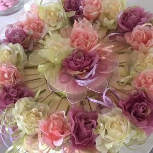 Torta bomboniere con rose