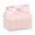 Scatolina portaconfetti millerighe rosa
