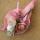 Sacchetto per confetti cono organza con mazzolino